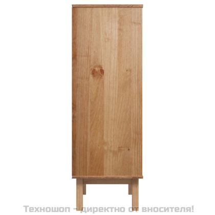 Висок шкаф OTTA, 85x43x125 см, борово дърво масив