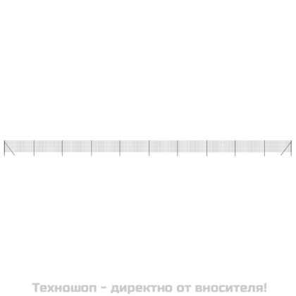 Ограда от телена мрежа антрацит 0,8x25 м поцинкована стомана