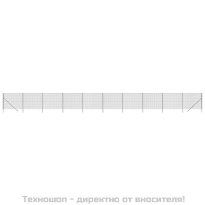 Ограда от телена мрежа антрацит 1,4x25 м поцинкована стомана