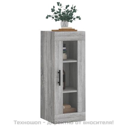 Стенен шкаф сив сонома 34,5x34x90 см