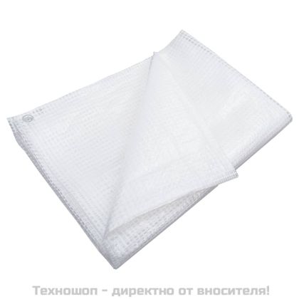 Брезент тип Лено, 140 г/м², 4x5 м, бял