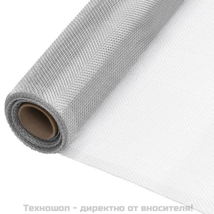 Мрежа против насекоми, алуминий, 60x2000 см, сребриста