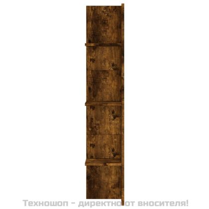 ТВ шкаф, опушен дъб, 152x22x113 см, инженерно дърво