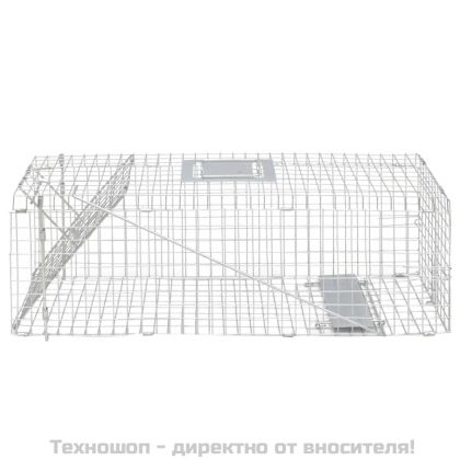 Поцинкован капан за живи животни 80 см