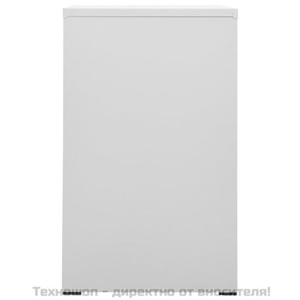 Шкаф за папки, сив, 46x62x102,5 cм, стомана