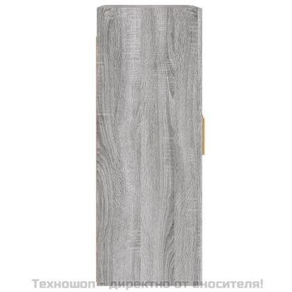 Стенни шкафове, 2 бр, сив сонома, инженерно дърво