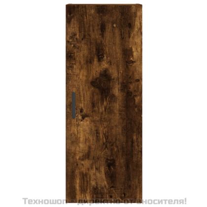 Стенен шкаф опушен дъб 34,5x34x90 см