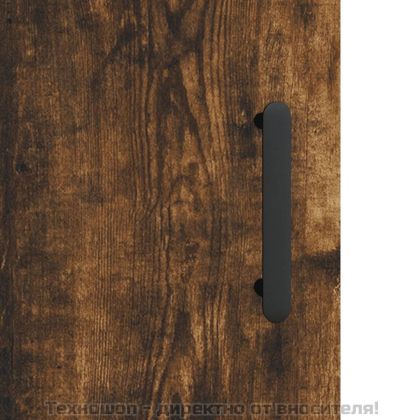 Стенен шкаф опушен дъб 34,5x34x90 см