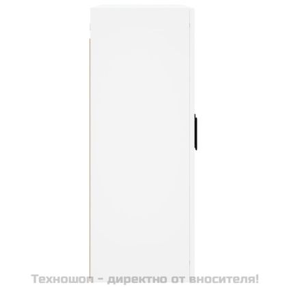 Стенен шкаф бял 69,5x34x90 см