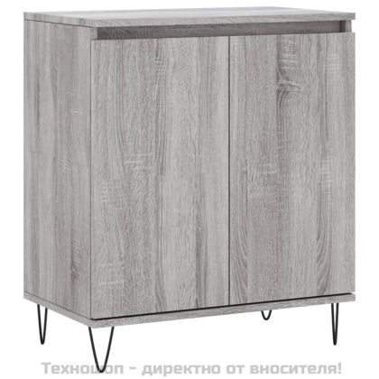Сайдборд, сив сонома, 60x35x70 см, инженерно дърво