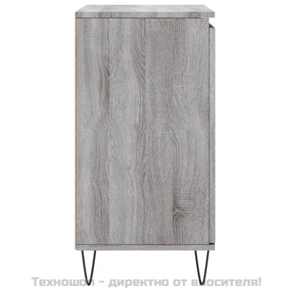 Сайдборд, сив сонома, 60x35x70 см, инженерно дърво