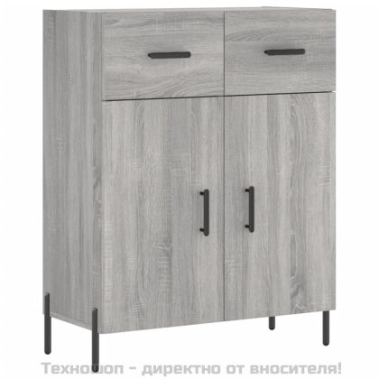 Сайдборд, сив сонома, 69,5x34x90 см, инженерно дърво