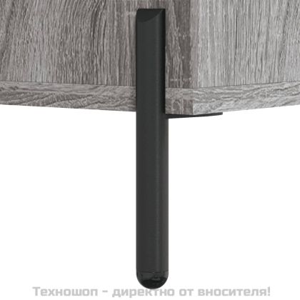 Сайдборд, сив сонома, 69,5x34x90 см, инженерно дърво