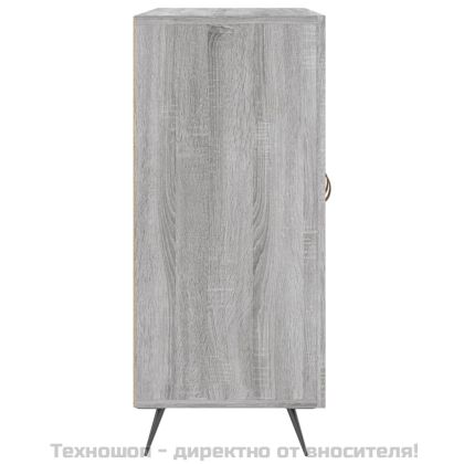 Сайдборд, Сив сонома, 90x34x80 см, инженерно дърво