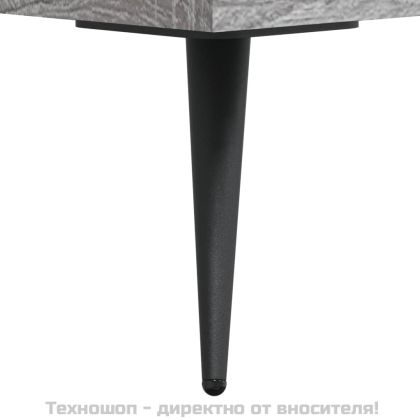 Сайдборд, Сив сонома, 90x34x80 см, инженерно дърво