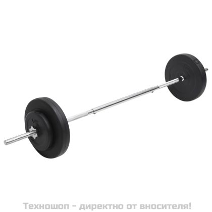 Комплект щанги с тежести 30 кг