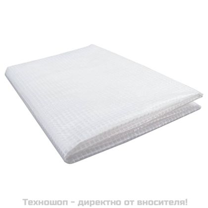 Брезент тип Лено, 140 г/м², 3x3 м, бял