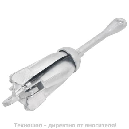 Сгъваема котва, сребриста, 3,2 кг, ковък чугун