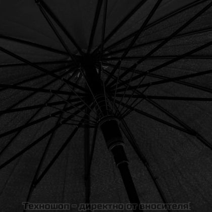 Автоматичен чадър, черен, 105 см