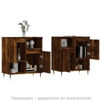 Сайдборди, 2 бр, опушен дъб, инженерно дърво