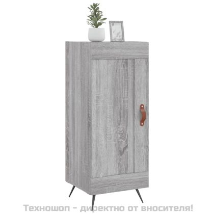 Сайдборд, сив сонома, 34,5x34x90 см, инженерно дърво