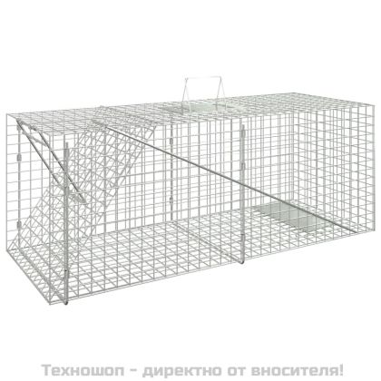 Капан за животни 64,5x25x26,5 см, поцинковано желязо