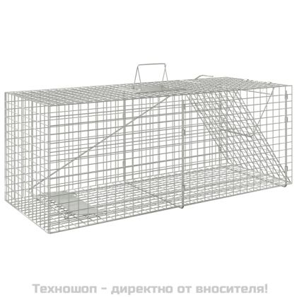 Капан за животни 64,5x25x26,5 см, поцинковано желязо