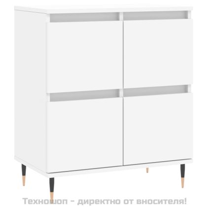 Сайдборди, 2 бр, бели, инженерно дърво