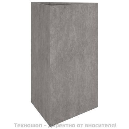 Градинска кашпа, 50x43x75 см, кортенова стомана