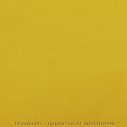 Релакс стол, горчица жълто, кадифе