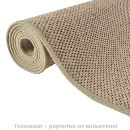 Пътека, сизалена визия, пясъчен, 80x200 см