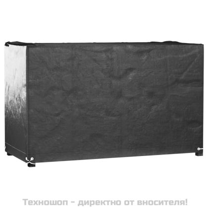 Калъф за градинска мебел 2 бр 8 капси 125x55x75 см правоъгълни