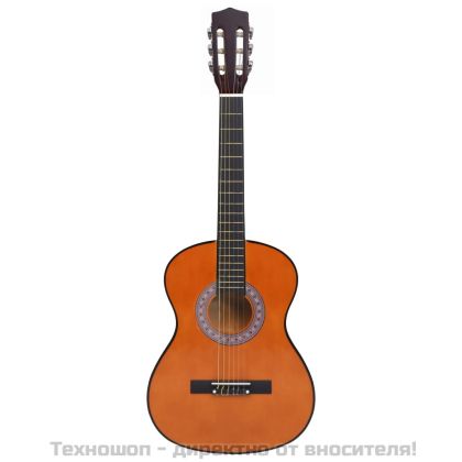 Класическа китара за начинаещи с калъф, 4/4, 39"
