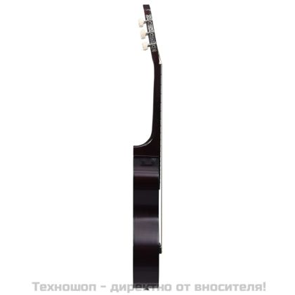 Класическа китара за начинаещи и деца с калъф, 1/2, 34"