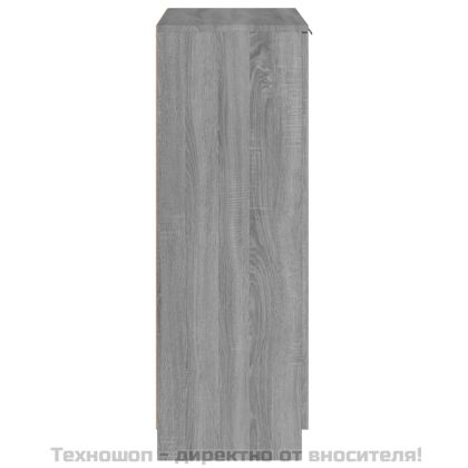 Шкаф за обувки, сив сонома, 59x35x100 см, инженерно дърво