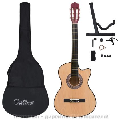 Комплект уестърн акустична Cutaway китара 12 части 6 струни 38"