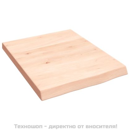 Стенен рафт, 40x50x(2-4) см, необработен масивен дъб