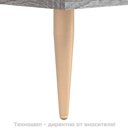 Висок шкаф, сив сонома, 69,5x34x180 см, инженерно дърво