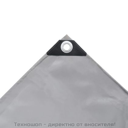 Брезентово платнище, 650 гр/м², 1,5x6 м, сиво