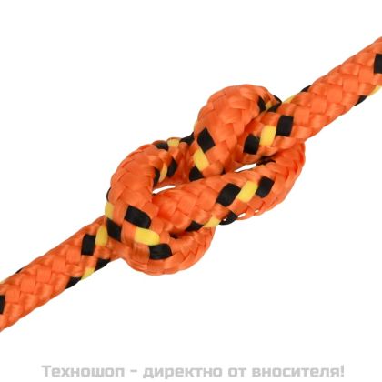 Въже за лодка оранжево 8 мм 250 м полипропилен