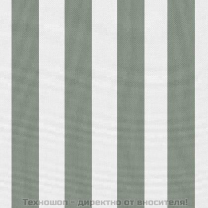 Градински възглавници, 4 бр, райета, 45x45 см, сиви