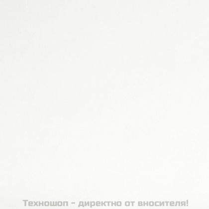 Въртящ се трапезен стол, бял, изкуствена кожа