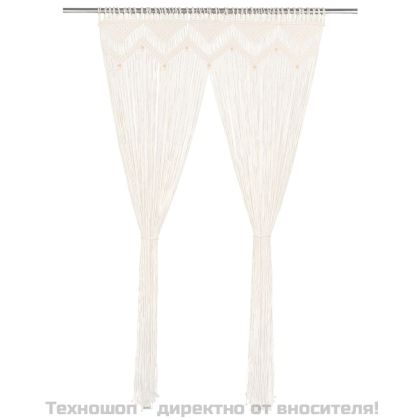 Завеса макраме, 140x240 см, памук