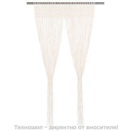 Завеса макраме, 140x240 см, памук