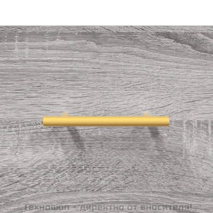 Висок шкаф, сив сонома, 69,5x34x180 см, инженерно дърво