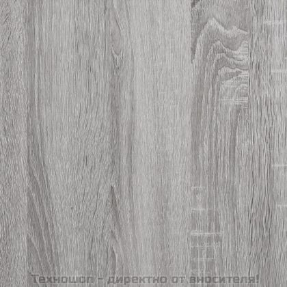 Висок шкаф, сив сонома, 69,5x34x180 см, инженерно дърво