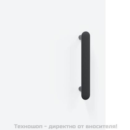 Висок шкаф, бял, 69,5x34x180 см, инженерно дърво