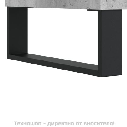 Сайдборди, 2 бр, бетонно сиви, инженерно дърво