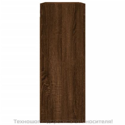 Стенни шкафове, 2 бр, кафяв дъб, инженерно дърво