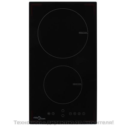 Индукционен плот с 2 котлона, сензорен контрол, 3500 W